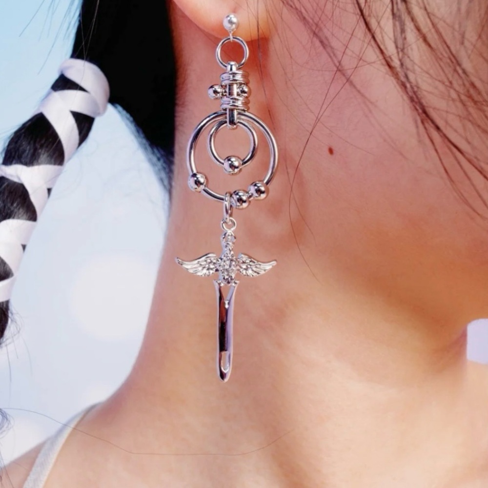 OHTNYC Angel Dagger Earring